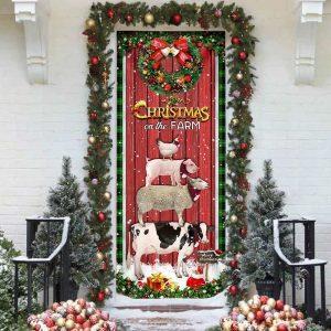 Christmas Door Cover Christmas On The Farm Cattle Door Cover Xmas Door Covers Christmas Door Coverings 3 pc9vbc.jpg