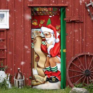 Christmas Door Cover, Christmas Santa Door Cover&hellip;