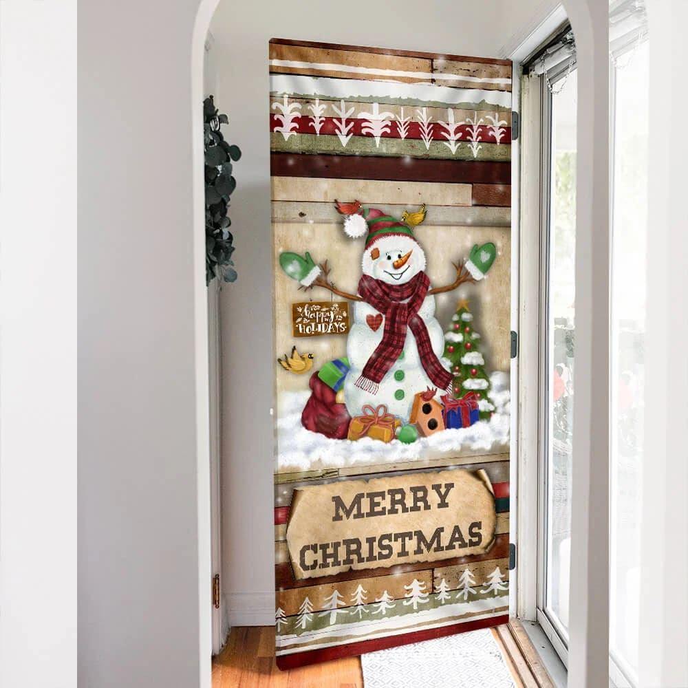 Christmas Door Cover, Christmas Snowman Door Cover, Door Christmas Cover Christmas Door Cover, Christmas Snowman Door Cover, Door Christmas Cover