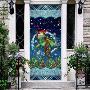 Christmas Door Cover, Christmas Turtle Door Cover,&hellip;