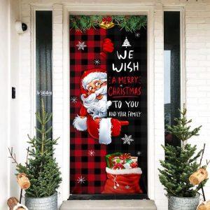 Christmas Door Cover, Christmas We Wish You&hellip;