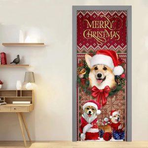 Christmas Door Cover Corgi Happy House Christmas Door Cover Gift For Corgi Lover 3 fdqclj.jpg