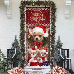 Christmas Door Cover Dachshund Happy House Christmas Door Cover Dachshund Lover Gifts 2 uwzgf8.jpg