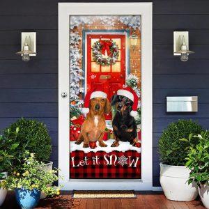 Christmas Door Cover, Dachshunds Christmas Door Cover,&hellip;