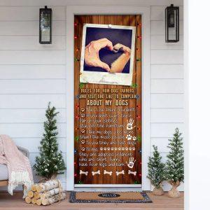 Christmas Door Cover, Dog House Rules Door&hellip;