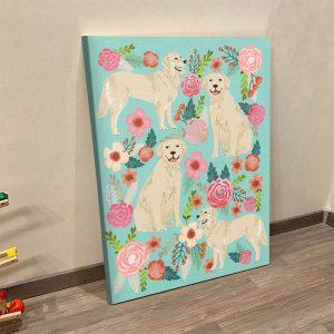 Christmas Door Cover, Dog Portrait Canvas, Golden&hellip;