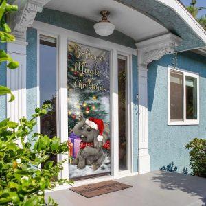 Christmas Door Cover Elephant Door Cover Believe In The Magic Of Christmas Door Cover 4 tz8bkw.jpg