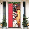 Christmas Door Cover, Frenchie Merry Christmas Door Cover Christmas Door Cover, Frenchie Merry Christmas Door Cover