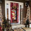 Christmas Door Cover, Funny Cow Merry Christmas Door Cover, Xmas Door Covers, Christmas Door Coverings