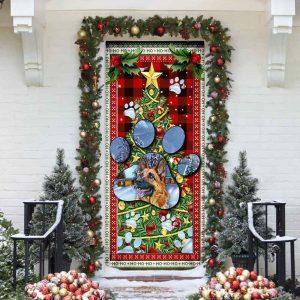 Christmas Door Cover German Shepherd Dog Paw Christmas Door Cover 3 dmzmdq.jpg