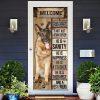 Christmas Door Cover, German Shepherd Happy Farmhouse Door Cover, Christmas Gift For Dog Lover Christmas Door Cover, German Shepherd Happy Farmhouse Door Cover, Christmas Gift For Dog Lover