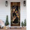 Christmas Door Cover, German Shepherd Door Cover, Housewarming Gifts, Christmas Gift For Dog Lover