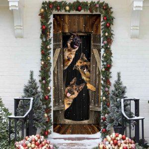 Christmas Door Cover German Shepherd Happy Farmhouse Door Cover Christmas Gift For Dog Lover 3 iacneh.jpg