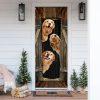 Christmas Door Cover, Golden Retriever Bathroom Door Cover, Christmas Gift For Dog Lover Christmas Door Cover, Golden Retriever Bathroom Door Cover, Christmas Gift For Dog Lover
