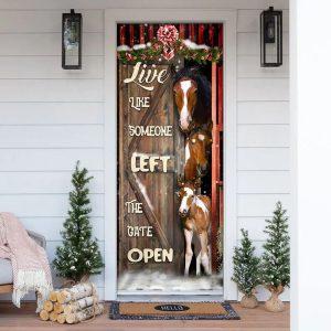 Christmas Door Cover, Horse Life Door Cover,&hellip;