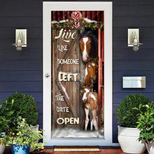 Christmas Door Cover, Horse Life Door Cover,&hellip;