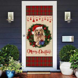 Christmas Door Cover, Merry Christmas Golden Retriever&hellip;