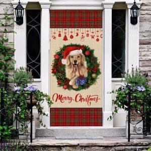 Christmas Door Cover Merry Christmas Golden Retriever Door Cover 2 aibgr1.jpg