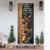 Christmas Door Cover, Pit Bull Home Sweet Home Door Cover, Christmas Gift For Dog Lover