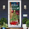 Christmas Door Cover, Reindeer Christmas Door Cover