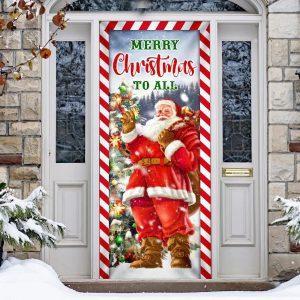 Christmas Door Cover, Santa Claus Christmas Door&hellip;