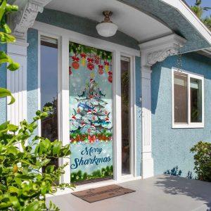 Christmas Door Cover Shark Christmas Tree Door Cover Merry Sharkmas Door Cover 4 jl7sbm.jpg