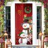 Christmas Door Cover, Snowman Merry Christmas Door Cover Christmas Door Cover, Snowman Merry Christmas Door Cover