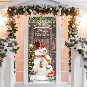 Christmas Door Cover Snowman Merry Christmas Door Cover 2 hztdpr.jpg