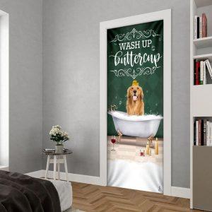 Christmas Door Cover Wash Up Buttercup Golden Retriever Door Cover Christmas Gift For Dog Lover 3 pqoxfk.jpg