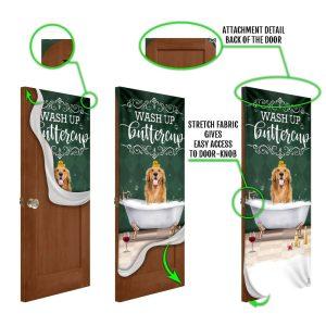 Christmas Door Cover Wash Up Buttercup Golden Retriever Door Cover Christmas Gift For Dog Lover 5 w50gdd.jpg