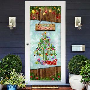 Christmas Farm Decor, Cactus Christmas Tree Door&hellip;