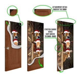 Christmas Farm Decor Cattle Door Cover Unique Gifts Doorcover Housewarming Gifts 4 lisav6.jpg