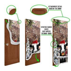 Christmas Farm Decor Christmas Cow Door Cover Door Christmas Cover 4 sjl2nd.jpg