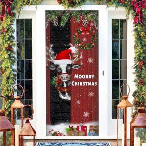 Christmas Farm Decor, Christmas Farm Door Cover&hellip;