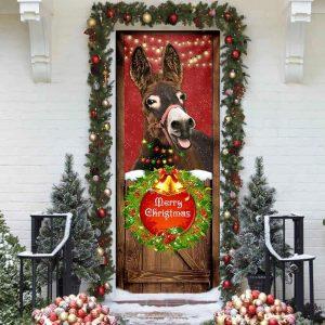 Christmas Farm Decor, Donkey Smile Christmas Door&hellip;