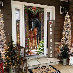 Christmas Farm Decor, Horse Christmas Door Couple&hellip;