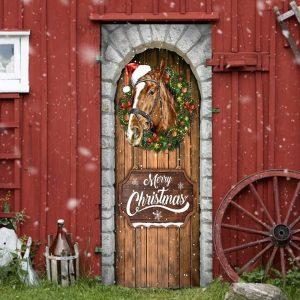 Christmas Farm Decor Horse Christmas Door Cover Christmas Horse Decor 3 c4pqiv.jpg