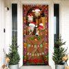Christmas Farm Decor, Merry Christmas Horse In Stable Door Cover, Christmas Horse Decor