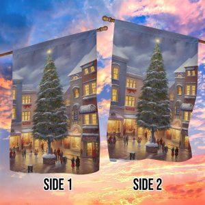 Christmas Flag Christmas Tree Between Apartments Christmas Tree Xmas Garden Flag Christmas Garden Flags Christmas Outdoor Flag 3 fdbppx.jpg