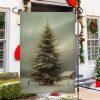 Christmas Flag, Christmas Tree Between Apartments Christmas Tree Xmas Garden Flag, Christmas Garden Flags, Christmas Outdoor Flag
