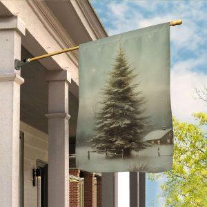 Christmas Flag Christmas Tree In The Forest Winter Christmas Tree Garden Flag Christmas Garden Flags Christmas Outdoor Flag 2 erygum.jpg