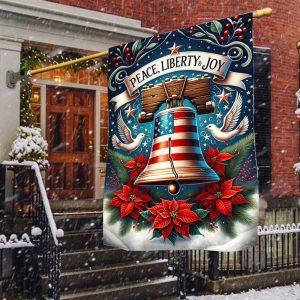 Christmas Flag, Liberty Bell Christmas Flag, Christmas&hellip;