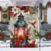 Christmas Flag, Merry Christmas Flag Santa Claus, Christmas Garden Flags, Christmas Outdoor Flag