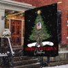 Christmas Flag, Merry Christmas Lantern And Bird Christmas Garden Flag, Christmas Garden Flags, Christmas Outdoor Flag
