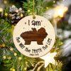 Christmas Ornament, I Can Do All Things Through Christ Who Strengthens Me Ceramic Ornament, Christmas Ornaments 2023