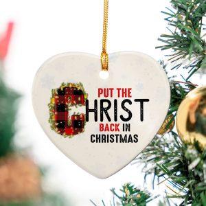 Christmas Ornament, Put The Christ Back In&hellip;