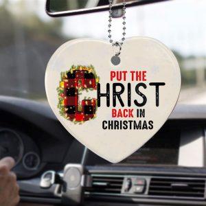 Christmas Ornament, Put The Christ Back In&hellip;
