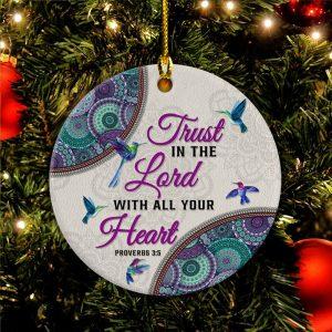 Christmas Ornament, Trust In The Lord With&hellip;