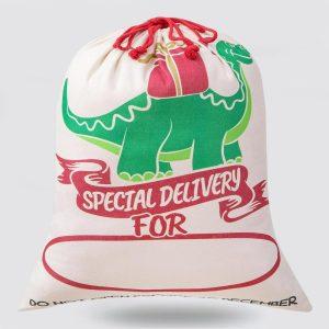 Christmas Sack, Funny Dinosaur Christmas Sack, Xmas Santa Sacks, Christmas Tree Bags, Christmas Bag Gift