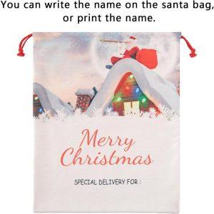 Christmas Sack, House Merry Christmas Sacks, Xmas Santa Sacks, Christmas Tree Bags, Christmas Bag Gift